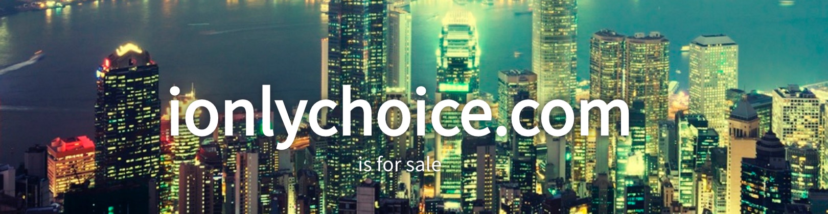 ionlychoice_com_is_available_for_purchase_-_sedo_com.jpg